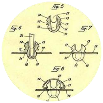 Plastic clip drawing