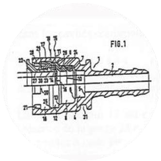 Desenho técnico da ligação de fixação 